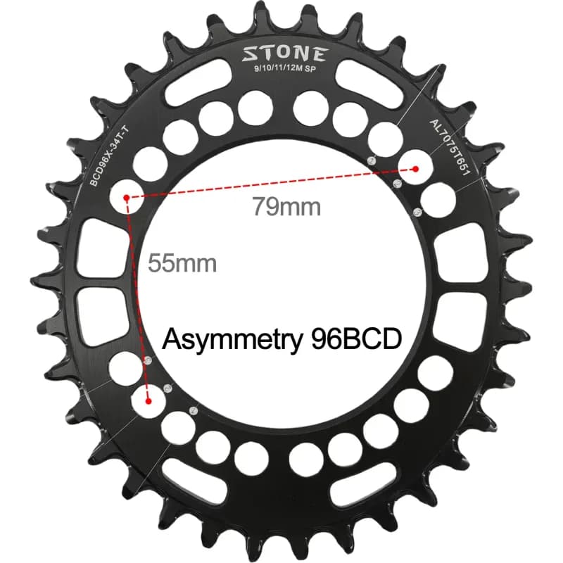 COROA STONE BCD 96X 34T SHIMANO