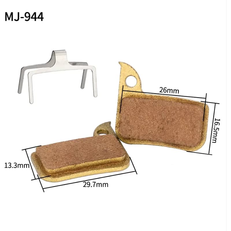 BRAKE PADS ZTTO MJ-944 SHIMANO M9100/RX/U5000 METAL — imagem 2