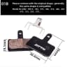 BRAKE PADS ZTTO MS-01B SHIMANO ALIVIO imagem 2