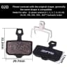 BRAKE PADS ZTTO MS-02D SRAM ELIXIR imagem 2