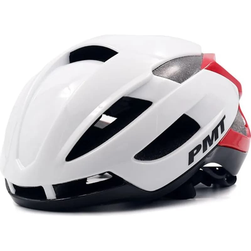 CAPACETE PMT DESIGNER K09 BK/WH/RD/GR — imagem 2