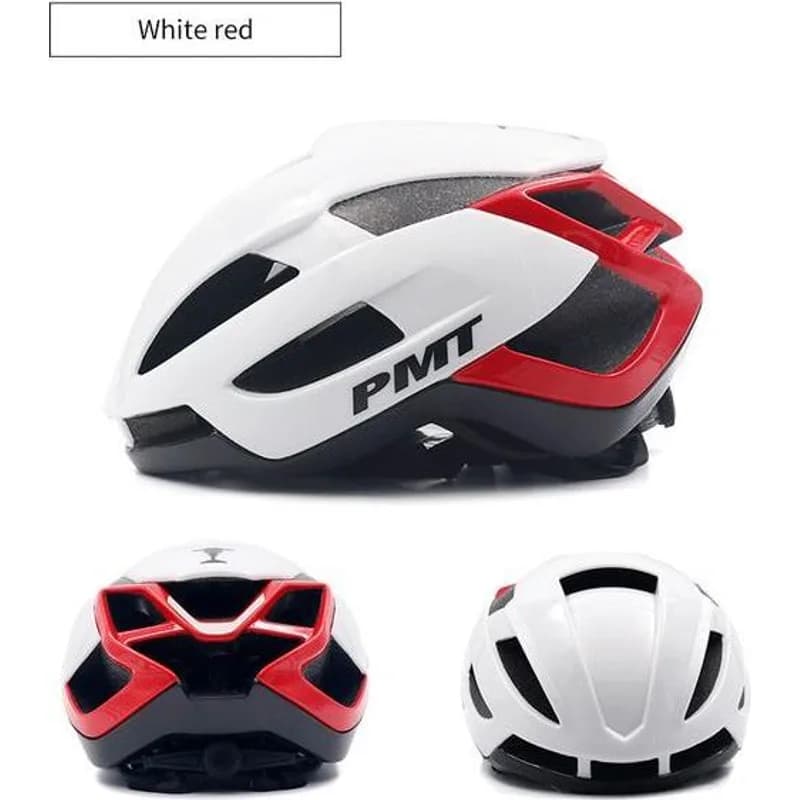 CAPACETE PMT DYNAMIC K02 BK/WH/RD — imagem 2