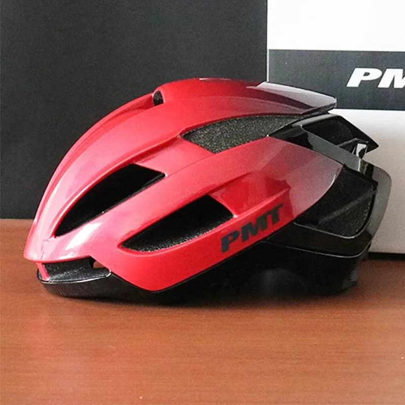 CAPACETE PMT DYNAMIC K02 BK/WH/RD — imagem 3