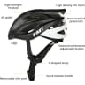 CAPACETE PMT KOM COMP M12 BK/WH imagem 1