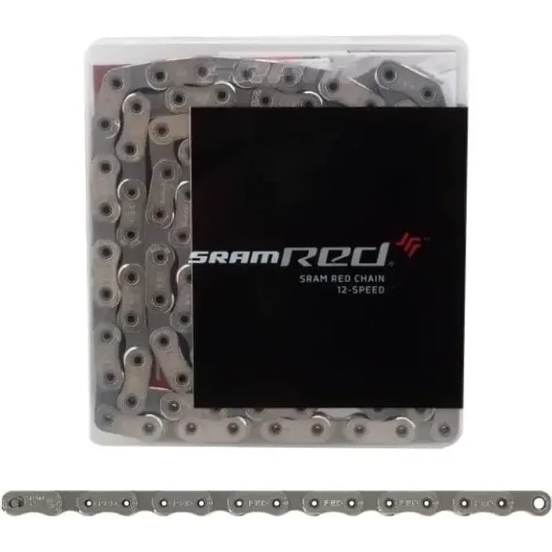 CORRENTE 12V SRAM FLAT RED D1 114L