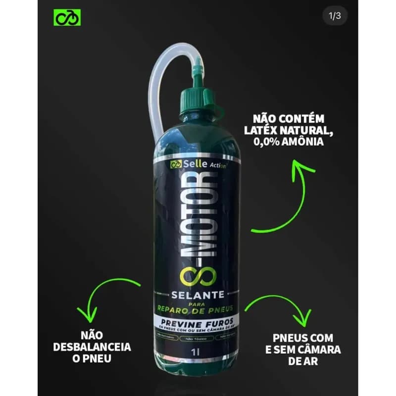 TUBELESS SELANTE SELLE ACTION MOTOR 1LT — imagem 2