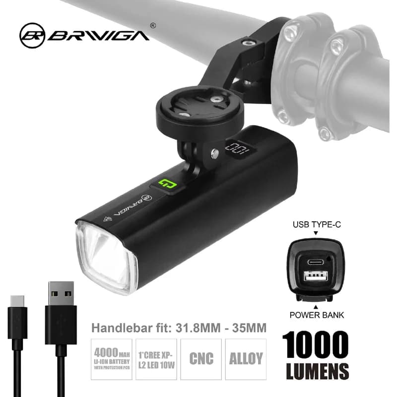 LUZ DT USB FAROL EASTPOWER LW-G1000 + SUP GPS