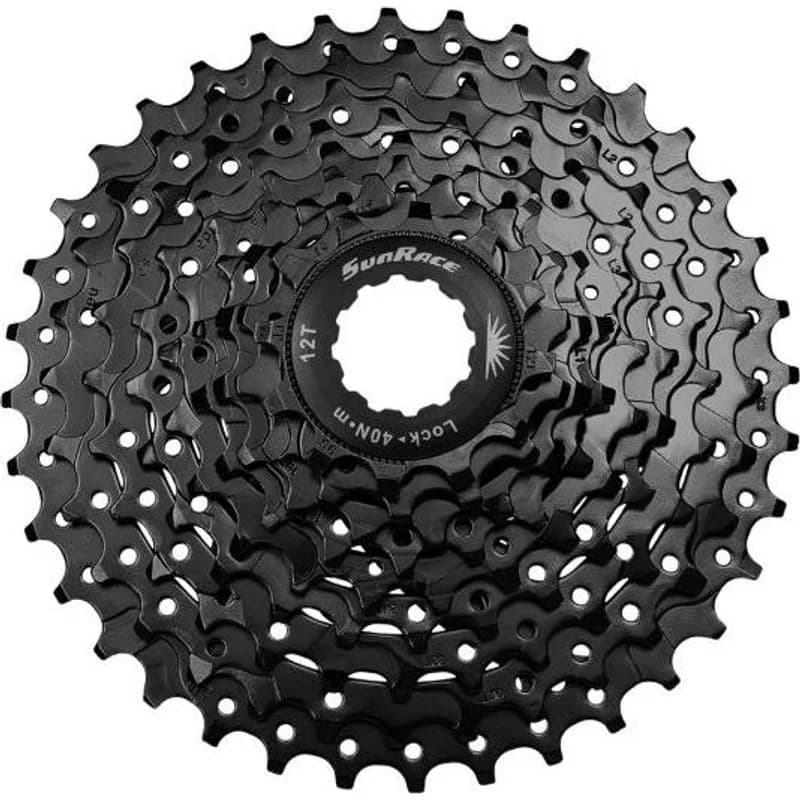 CASSETE 9V SUNRACE M98 11/36 BLACK